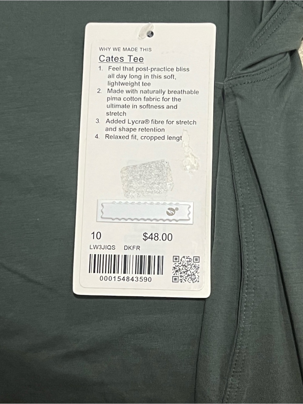 NWT LULULEMON CATES TEE - Picture 4 of 4